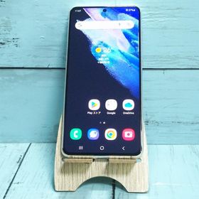 au Galaxy S21 5G SCG09 ファントムホワイト 本体 白ロム SIMロック解除済み SIMフリー 美品 231567