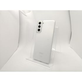 【中古】SAMSUNG au 【SIMロック解除済み】 Galaxy S21 5G ファントムホワイト 8GB 256GB SCG09【川崎駅前】保証期間１ヶ月【ランクB】