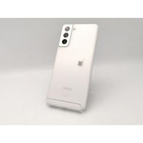 【中古】SAMSUNG au 【SIMロック解除済み】 Galaxy S21 5G ファントムホワイト 8GB 256GB SCG09【広島本通】保証期間１ヶ月【ランクB】