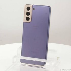 〔中古〕SAMSUNG(サムスン) Galaxy S21 5G 256GB ファントムバイオレット SC-51B docomoロック解除SIMフリー〔349-ud〕