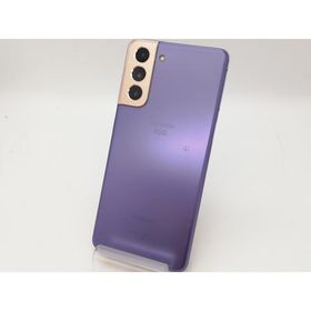 【中古】SAMSUNG docomo 【SIMロック解除済み】 Galaxy S21 5G ファントムバイオレット 8GB 256GB SC-51B【アリオ倉敷】保証期間１ヶ月【ランクC】