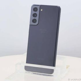 〔中古〕SAMSUNG(サムスン) Galaxy S21 5G 256GB ファントムグレー SC-51B docomoロック解除SIMフリー〔352-ud〕