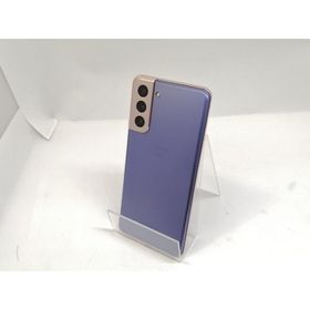 【中古】SAMSUNG docomo 【SIMロック解除済み】 Galaxy S21 5G ファントムバイオレット 8GB 256GB SC-51B【宇田川】保証期間１ヶ月【ランクB】