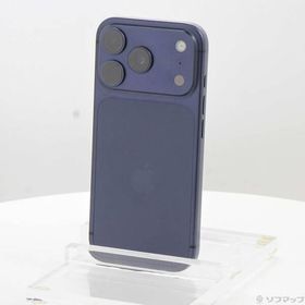 〔中古〕Apple(アップル) iPhone17 Pro 1TB ディープブルー MG8F4J／A SIMフリー〔377-ud〕