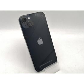 【中古】Apple SoftBank 【SIMフリー】 iPhone 14 Plus 128GB ミッドナイト MQ4A3J/A【OSU301】保証期間１ヶ月【ランクC】