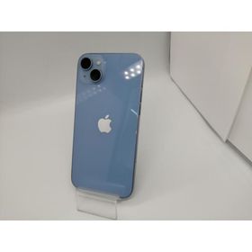 【中古】Apple 国内版 【SIMフリー】 iPhone 14 Plus 128GB ブルー MQ4H3J/A【OSU301】保証期間１ヶ月【ランクC】