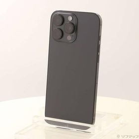 〔中古〕Apple(アップル) iPhone16 Pro Max 256GB ブラックチタニウム MYWG3J／A SIMフリー〔377-ud〕