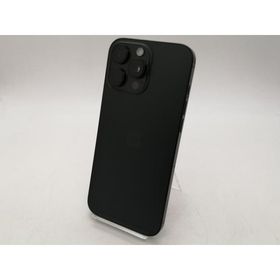 【中古】Apple SoftBank 【SIMフリー】 iPhone 16 Pro Max 256GB ブラックチタニウム MYWG3J/A【札幌南2条】保証期間１ヶ月【ランクB】