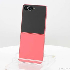 〔中古〕SAMSUNG(サムスン) Galaxy Z Flip7 512GB コーラルレッド SM-F766QZRESJP SIMフリー〔349-ud〕