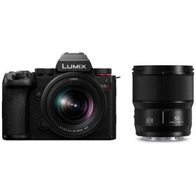 パナソニック Panasonic ミラーレス一眼カメラ LUMIX S5II ダブルレンズキット DC-S5M2W ブラック