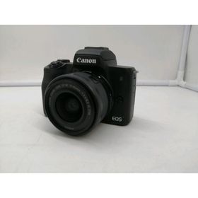 【中古】Canon EOS Kiss M2 EF-M15-45 IS STM レンズキット ブラック【札幌】保証期間１ヶ月【ランクB】