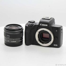 〔中古〕Canon(キヤノン) EOS Kiss M2 EF-M15-45 IS STM レンズキット ブラック〔348-ud〕