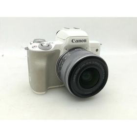【中古】Canon EOS Kiss M2 ダブルズームキット ホワイト【大須】保証期間１ヶ月【ランクB】