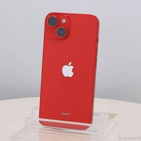 〔中古〕Apple(アップル) iPhone14 128GB プロダクトレッド MPV93J／A SIMフリー〔258-ud〕