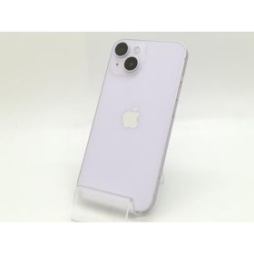 【中古】Apple au 【SIMフリー】 iPhone 14 512GB パープル MPX83J/A【静岡】保証期間１ヶ月【ランクC】