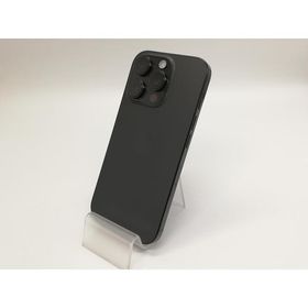 【中古】Apple docomo 【SIMフリー】 iPhone 16 Pro 128GB ブラックチタニウム MYMV3J/A【福岡天神】保証期間１ヶ月【ランクB】