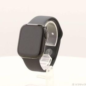 〔中古〕Apple(アップル) Apple Watch Series 10 GPS 42mm ジェットブラックアルミニウムケース ブラックスポーツバンド〔198-ud〕