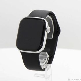 〔中古〕Apple(アップル) Apple Watch Series 10 GPS 42mm シルバーアルミニウムケース ブラックスポーツバンド〔269-ud〕