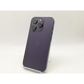 【中古】Apple 楽天モバイル 【SIMフリー】 iPhone 14 Pro 512GB ディープパープル MQ283J/A【横浜】保証期間１ヶ月【ランクC】
