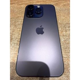 【中古正常品】iPhone14Pro 256GB ディープパープル SIMフリー MQ1E3J/A A510