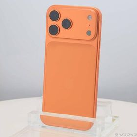 〔中古〕Apple(アップル) iPhone17 Pro Max 1TB コズミックオレンジ MFYG4J／A SIMフリー〔262-ud〕
