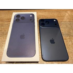 【中古美品】iPhone17ProMax 512GB ディープブルー 正規SIMフリー MFYE4J/A A527