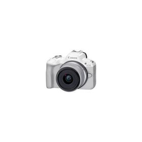Canon EOS R50 RF-S18-45 IS STM レンズキット ホワイト ミラーレスカメラ キヤノン