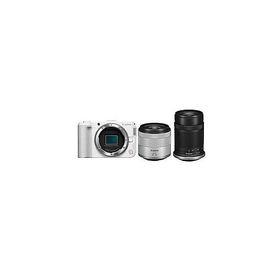 キヤノン Canon EOS R50 V ホワイト ダブルズームキット ミラーレス一眼 APS-C RF-S14-30 IS STM PZ/RF-S55-210付属【新品】