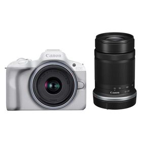 キヤノン EOS R50 ダブルズームキット ホワイト ミラーレス一眼 Canon
