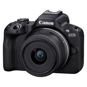 キヤノン ミラーレスカメラ EOS R50・RFーS18ー45 IS STMレンズキット (ブラック) 5811C011 1台（直送品）