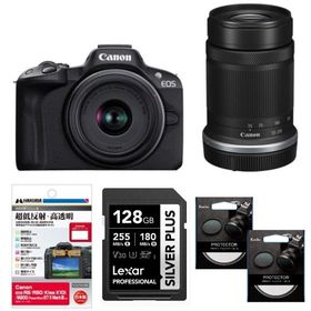 [新品]【お買い得セット】Canon キヤノン EOS R50 ダブルズームキット ブラック（キャッシュバックキャンペーン対象商品）