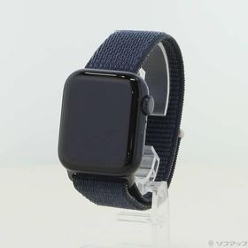 〔中古〕Apple(アップル) Apple Watch SE 第2世代 GPS 40mm ミッドナイトアルミニウムケース ミッドナイトスポーツループ〔269-ud〕