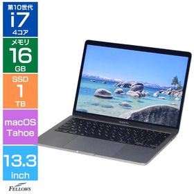 Cランク 訳あり 中古 Apple MacBook Pro 13インチ 2020 A2251 スペースグレイ Core i7 2.3GHz メモリ16GB SSD 1TB PCIe 元箱付 JIS