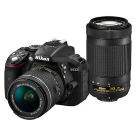 【中古】【1ヶ月保証】 ニコン Nikon D5300 AF-P ダブルズームキット ブラック