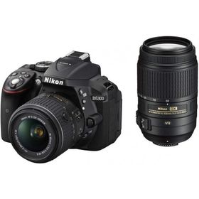 Nikon D5300 ダブルズームキット ブラック 良品 動作確認済み 1ヶ月保証付 初心者向け