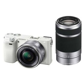 【中古】【1ヶ月保証】 ソニー SONY α6000 ダブルズームレンズキット ホワイト ILCE-6000Y W ミラーレス一眼