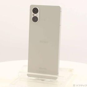 〔中古〕SONY(ソニー) Xperia 5 V 128GB プラチナシルバー SO-53D docomo SIMフリー〔377-ud〕