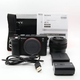 【シャッター回数：6300回】SONY α7C ILCE-7CL レンズキット ブラック 〔SONY E マウント〕
