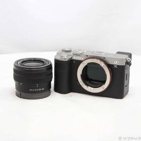 〔中古〕SONY(ソニー) α7C ズームレンズキット シルバー ILCE-7CL S〔297-ud〕