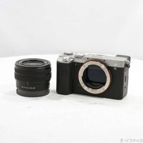 〔中古〕SONY(ソニー) α7C ズームレンズキット シルバー ILCE-7CL S〔295-ud〕