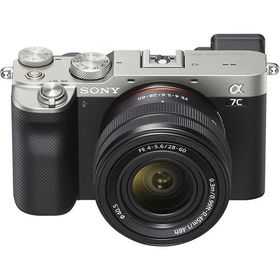 中古 １年保証 美品 SONY α7C レンズキット シルバー [ILCE-7CL]