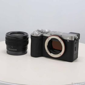 〔中古〕SONY(ソニー) α7C II ズームレンズキット シルバー ILCE-7CM2L S〔198-ud〕