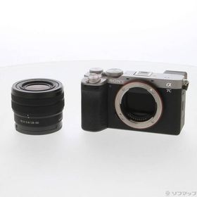 〔中古〕SONY(ソニー) α7C II ズームレンズキット シルバー ILCE-7CM2L S〔368-ud〕