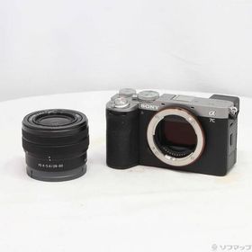 〔中古〕SONY(ソニー) α7C II ズームレンズキット シルバー ILCE-7CM2L S〔258-ud〕