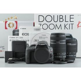 【中古】Canon キヤノン EOS Kiss X7 ダブルズームキット ブラック シャッター回数僅少 元箱付き