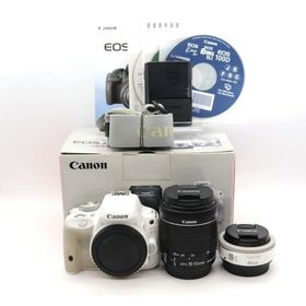 Canon デジタル一眼レフカメラ EOS Kiss X7(ホワイト) ダブルレンズキット EF-40mm F2.8 STM(ホワイト) EF-S18-55mm F3.5-5.6 IS STM付属 KISSX7WH-WLK