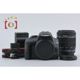 【中古】Canon キヤノン EOS Kiss X7 EF-S 18-55mm IS STM レンズキット ブラック シャッター回数僅少