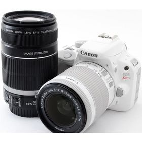 キヤノン デジタル一眼 CANON EOS Kiss X7 ホワイト ダブルズーム 中古 新品SDカード付き 届いてすぐに使える お得なダブルレンズ 動画撮影 長期保証