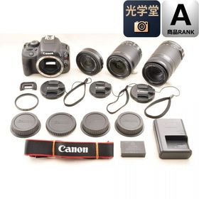 Canon EOS Kiss X7 デジタルカメラ 三本レンズセット 一眼レフ キャノン