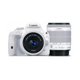 Canon デジタル一眼レフカメラ EOS Kiss X7(ホワイト) ダブルレンズキット2(中古品)